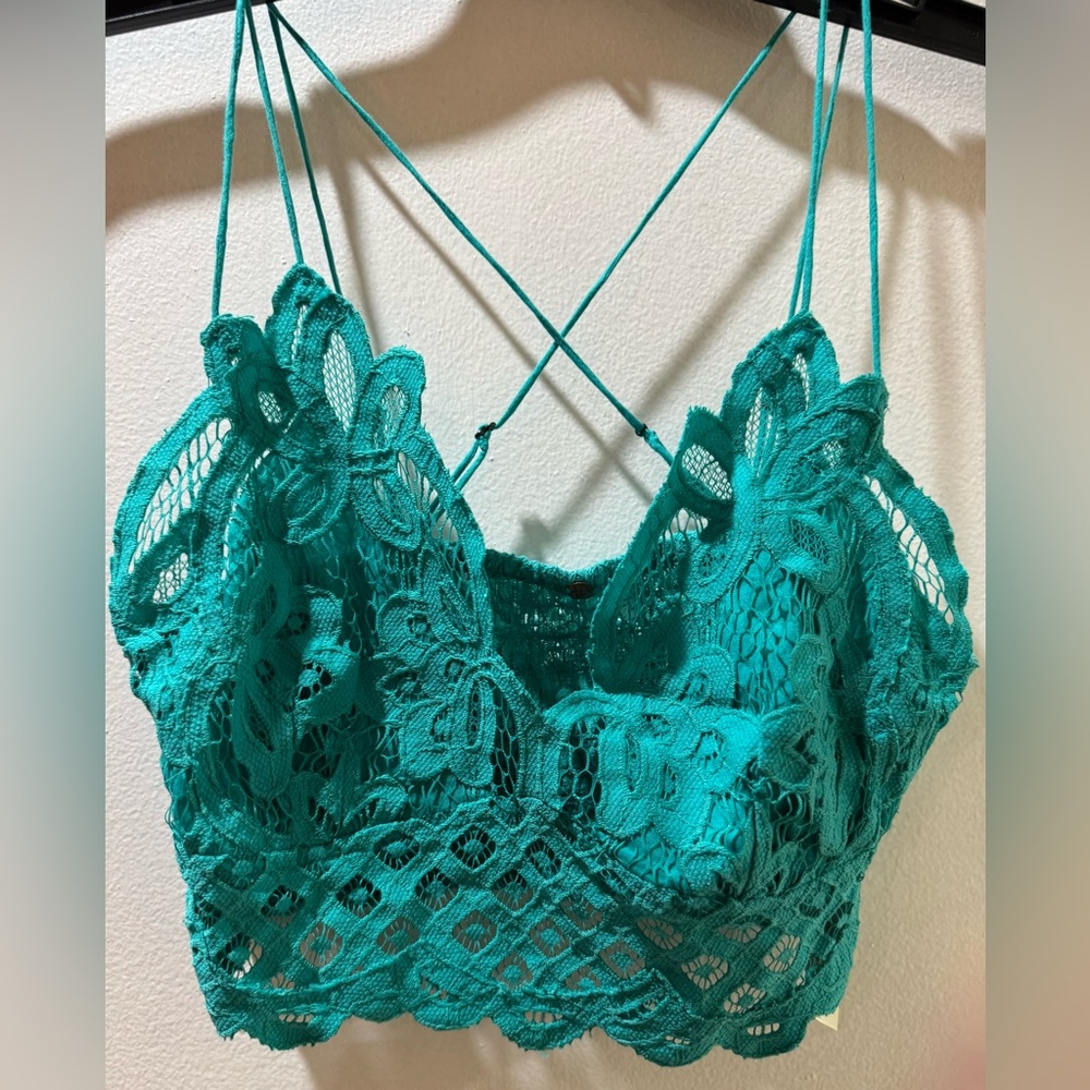 Free people Adela Teal Lace Bralette
Ba - Picture 5 of 7